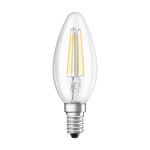 Ledvance Classic LED E14 Kaars Filament Helder 4W 470lm - 840 Koel Wit | Vervangt 40W