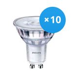 Voordeelpak 10x Philips Corepro LED Spot GU10 PAR16 4W 345lm 36D - 830 Warm Wit | Vervangt 50W