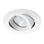 Noxion LED Spot Hydro Kantelbaar Vuurvast Wit 6W 400lm 36D - 927 Zeer Warm Wit | Zaagmaat 83mm - IP65 - Beste Kleurweergave - Dimbaar